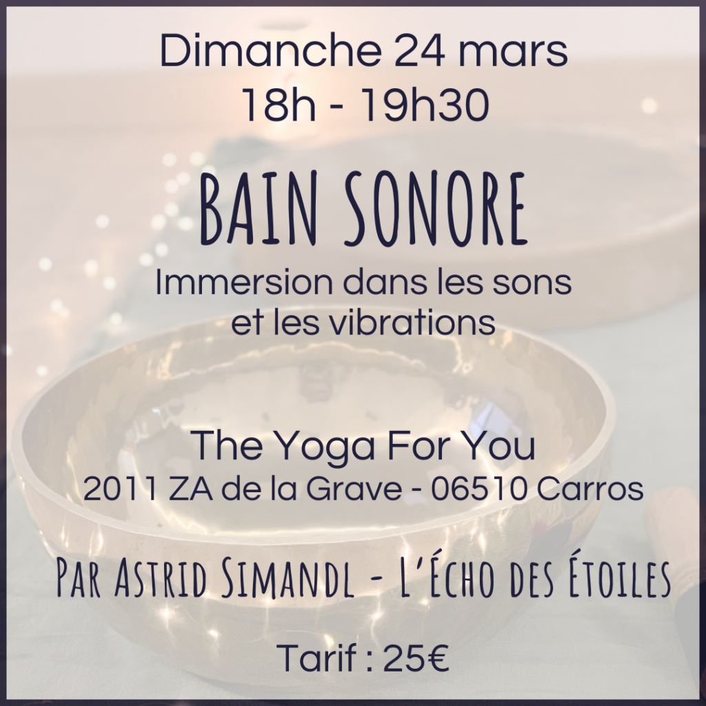 bain soin voyage sonore dimanche 24 mars 2024